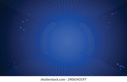 Vector gradient blue background design