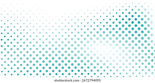 Vector Gradient Blue Color Halftone Background Staggered Dots simple art good
