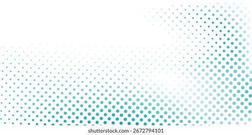 Gradiente de Vector Color azul Fondo de semitono Escalonado Puntos arte simple bueno moderno