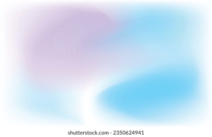 Vector gradient blur purple blue abstract background.