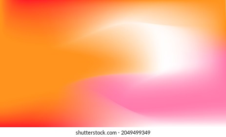 vector gradient bokeh background with orange red pink colors