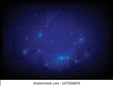 Vector gradient border,blue,blue gradient technology