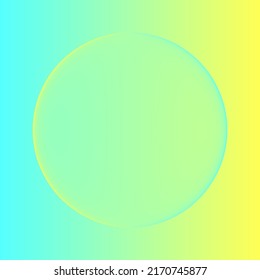 vector gradient center circular pattern design yellow to light blue color combination for background and wallpaper or for other purposes