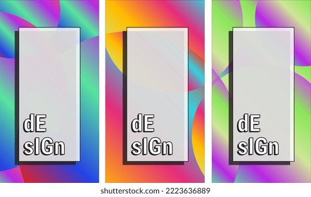 Vector gradient Colorful Abstract gradient Geometric Background for Social Media. Eps10 Vector