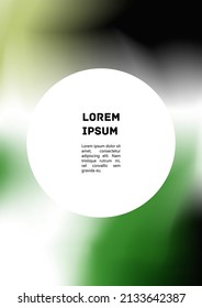 Vektorfarbige Abdeckung. Holografische abstrakte Hintergrundbild-Poster-Design-Vorlage. Irrisabenteuerlicher Gradient Mesh Flyer. Abstraktes geometrisches Layout mit einfachen Formen und lebhaften Farben. 