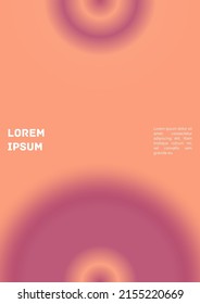 Vektorfarbige Abdeckung. Holografische abstrakte Hintergrundbild-Poster-Design-Vorlage. Irrisabenteuerlicher Gradient Mesh Flyer. Abstraktes geometrisches Layout mit einfachen Formen und lebhaften Farben. 