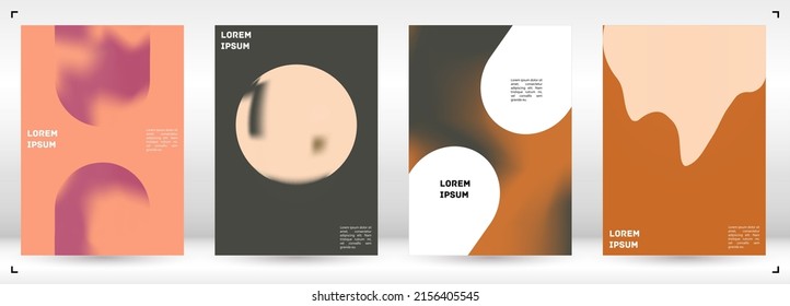 Cubierta colorida del gradiente del vector. Plantilla de diseño de afiches de fondo de resumen holográfico. Volante de malla gradiente irrisorio. Resumen Diseño geométrico con formas simples y colores vibrantes. 