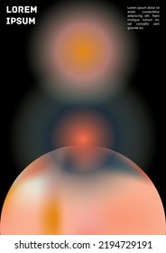 Cubierta colorida del gradiente del vector. Plantilla de diseño de afiches de fondo de resumen holográfico. Volante de malla gradiente irrisorio. Resumen Diseño geométrico con formas simples y colores vibrantes. 