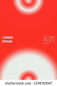 Vektorfarbige Abdeckung. Holografische abstrakte Hintergrundbild-Poster-Design-Vorlage. Irrisabenteuerlicher Gradient Mesh Flyer. Abstraktes geometrisches Layout mit einfachen Formen und lebhaften Farben. 