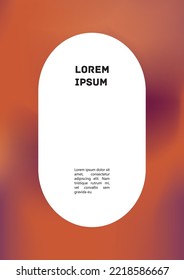 Vector Gradient Colorful Cover. Holographic Abstract Background Poster Design Template. Irrisdescent Gradient Mesh Flyer. Abstract Geometric Layout with Simple Shapes and Vibrant Colors. 