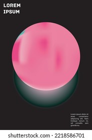 Cubierta colorida del gradiente del vector. Plantilla de diseño de afiches de fondo de resumen holográfico. Volante de malla gradiente irrisorio. Resumen Diseño geométrico con formas simples y colores vibrantes. 