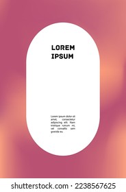 Vector Gradient Colorful Cover. Holographic Abstract Background Poster Design Template. Irrisdescent Gradient Mesh Flyer. Abstract Geometric Layout with Simple Shapes and Vibrant Colors. 