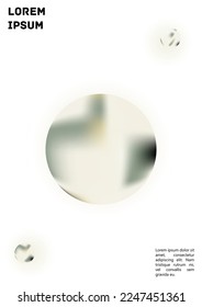 Vector Gradient Colorful Cover. Holographic Abstract Background Poster Design Template. Irrisdescent Gradient Mesh Flyer. Abstract Geometric Layout with Simple Shapes and Vibrant Colors. 