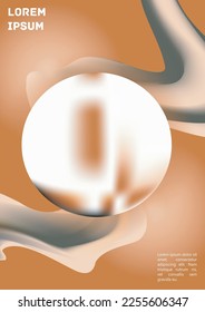 Cubierta colorida del gradiente del vector. Plantilla de diseño de afiches de fondo de resumen holográfico. Volante de malla gradiente irrisorio. Resumen Diseño geométrico con formas simples y colores vibrantes. 