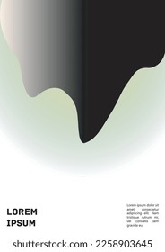 Vektorfarbige Abdeckung. Holografische abstrakte Hintergrundbild-Poster-Design-Vorlage. Irrisabenteuerlicher Gradient Mesh Flyer. Abstraktes geometrisches Layout mit einfachen Formen und lebhaften Farben. 