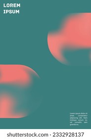 Vector Gradient Colorful Cover. Holographic Abstract Background Poster Design Template. Irrisdescent Gradient Mesh Flyer. Abstract Geometric Layout with Simple Shapes and Vibrant Colors. 