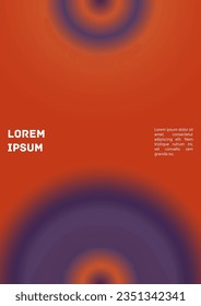 Vector Gradient Colorful Cover. Holographic Abstract Background Poster Design Template. Irrisdescent Gradient Mesh Flyer. Abstract Geometric Layout with Simple Shapes and Vibrant Colors. 