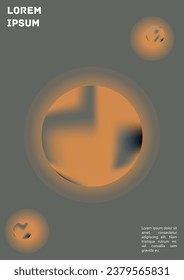 Vector Gradient Colorful Cover. Holographic Abstract Background Poster Design Template. Irrisdescent Gradient Mesh Flyer. Abstract Geometric Layout with Simple Shapes and Vibrant Colors. 