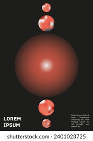 Vector Gradient Colorful Cover. Holographic Abstract Background Poster Design Template. Irrisdescent Gradient Mesh Flyer. Abstract Geometric Layout with Simple Shapes and Vibrant Colors. 