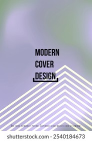 Cubierta colorida del gradiente del Vector. Plantilla de diseño de póster de fondo Abstractas holográfico. Flyer de malla degradada irriscente. Diseño geométrico Abstractas con Formas simples y Colores vibrantes.