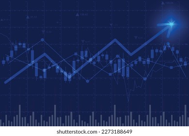 Vector Gradient Cryptocurrency Concept Business Growth