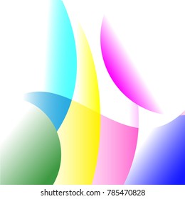 vector gradient curve wave , shape abstract background.
