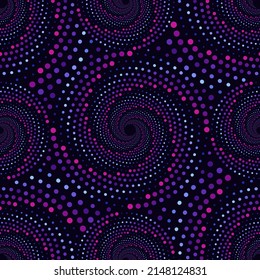 Vector Gradient Dot Seamless Pattern