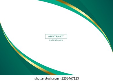 Vector gradient elegant green background