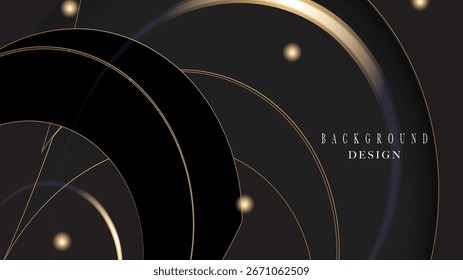 Fondo de lujo de oro degradado de Vector