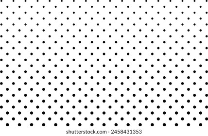 Vector Gradient Halftone Pattern Staggered Dots Overlay on Transparent Background