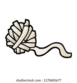 vector gradient illustration cartoon ball of string