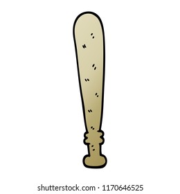 vector gradient illustration cartoon baseball bat