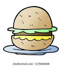 Vektorgrafik-Cartoburger