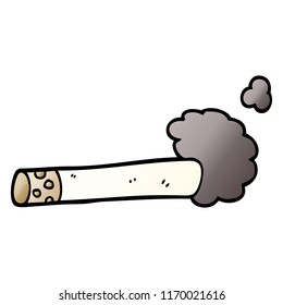 cigarrillo de ilustración de gradiente vectorial