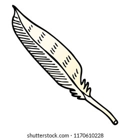 pluma de dibujos animados de ilustraciones de gradiente vectorial