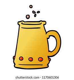 Vektorgrafik-Karikatur-Jem mit Kruste