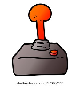 vector gradient illustration cartoon joystick