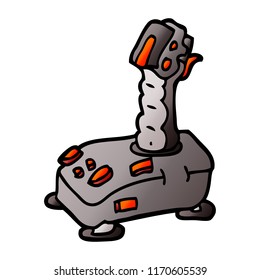 vector gradient illustration cartoon joystick