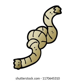vector gradient illustration cartoon knotted rope