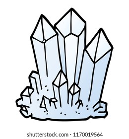 ilustración de gradiente vectorial cartografía cristales naturales