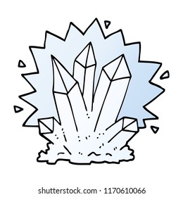 ilustración de gradiente vectorial cartografía cristales naturales