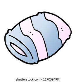 vector gradient illustration cartoon pillow
