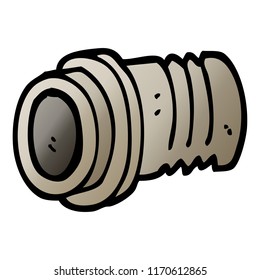 vector gradient illustration cartoon pipe fitting