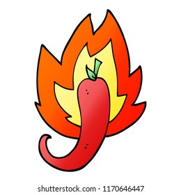 Vektorgrafik zur Vektorgrafik von roten scharfen Chilis