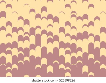 Vector Gradient Length Elements Pattern with rounded corner