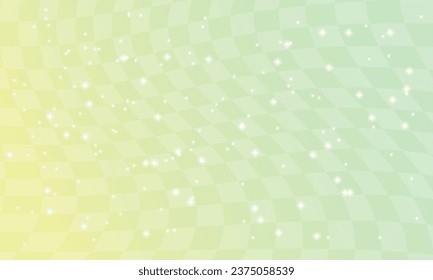 Fondo de la plantilla de la bandera y2k de gradiente vectorial.