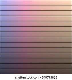 Vector gradient line background. Abstract color-line wallpaper. Storage door.