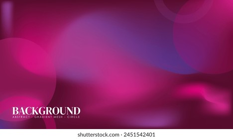 Vector Gradient Mesh Circle Abstract Background