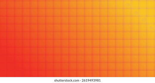 Fundo laranja de gradiente do vetor. Textura abstrata dos quadrados laranja para publicação, design, cartaz, calendário, post, protetor de tela, papel de parede, cartão postal, capa, banner, site. Ilustração
