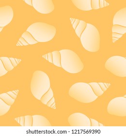 vector gradient pattern, seashells background